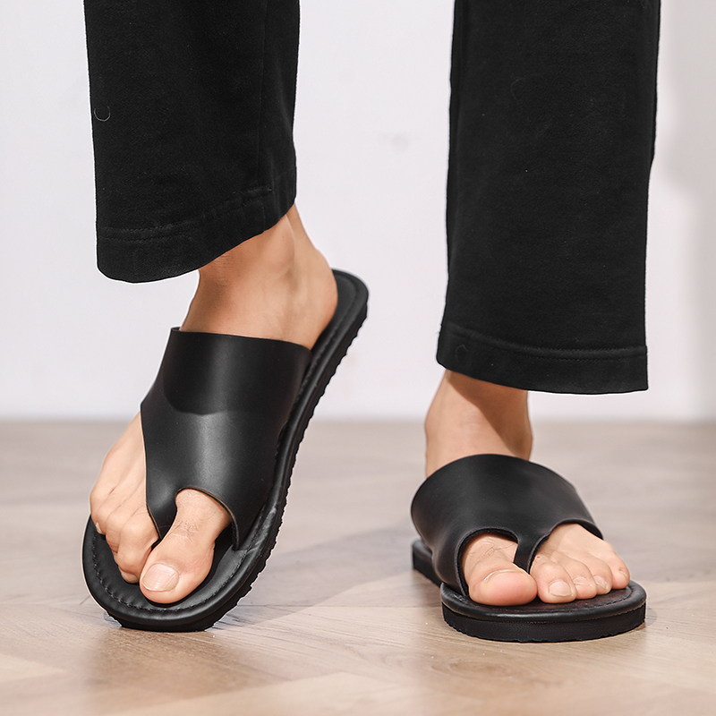 Sandal Pria Kualitas Tinggi Sa - Flip Flop Leather Men ulasan dan harga